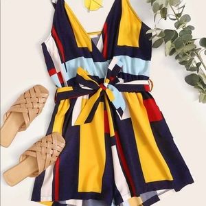 Plus size summer romper